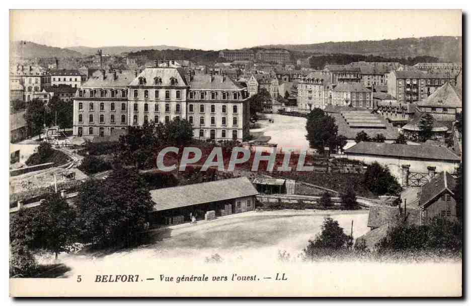 Belfort - Vue Generale sur l'ouet CPA 