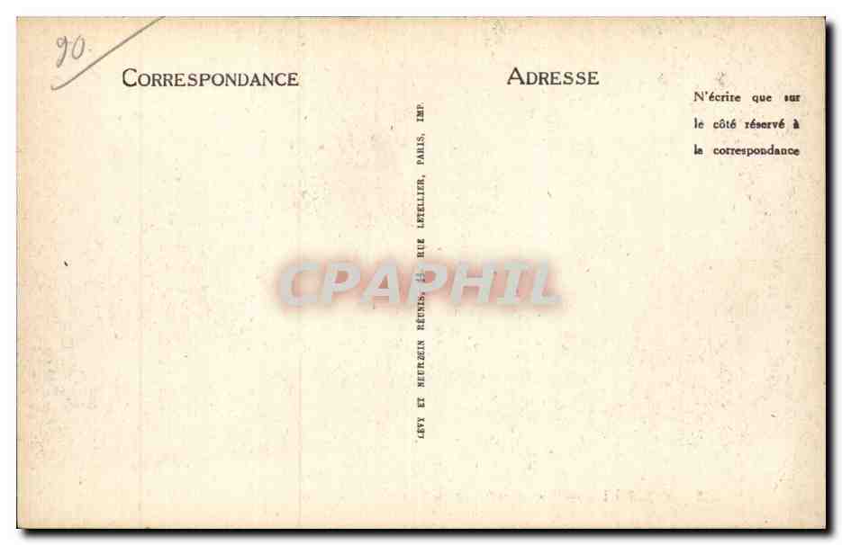 Belfort - Vue Generale sur l'ouet CPA  — Back
