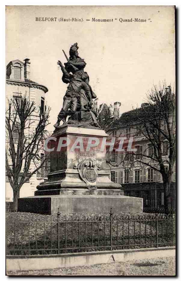 Belfort - Monument Quand Meme CPA 