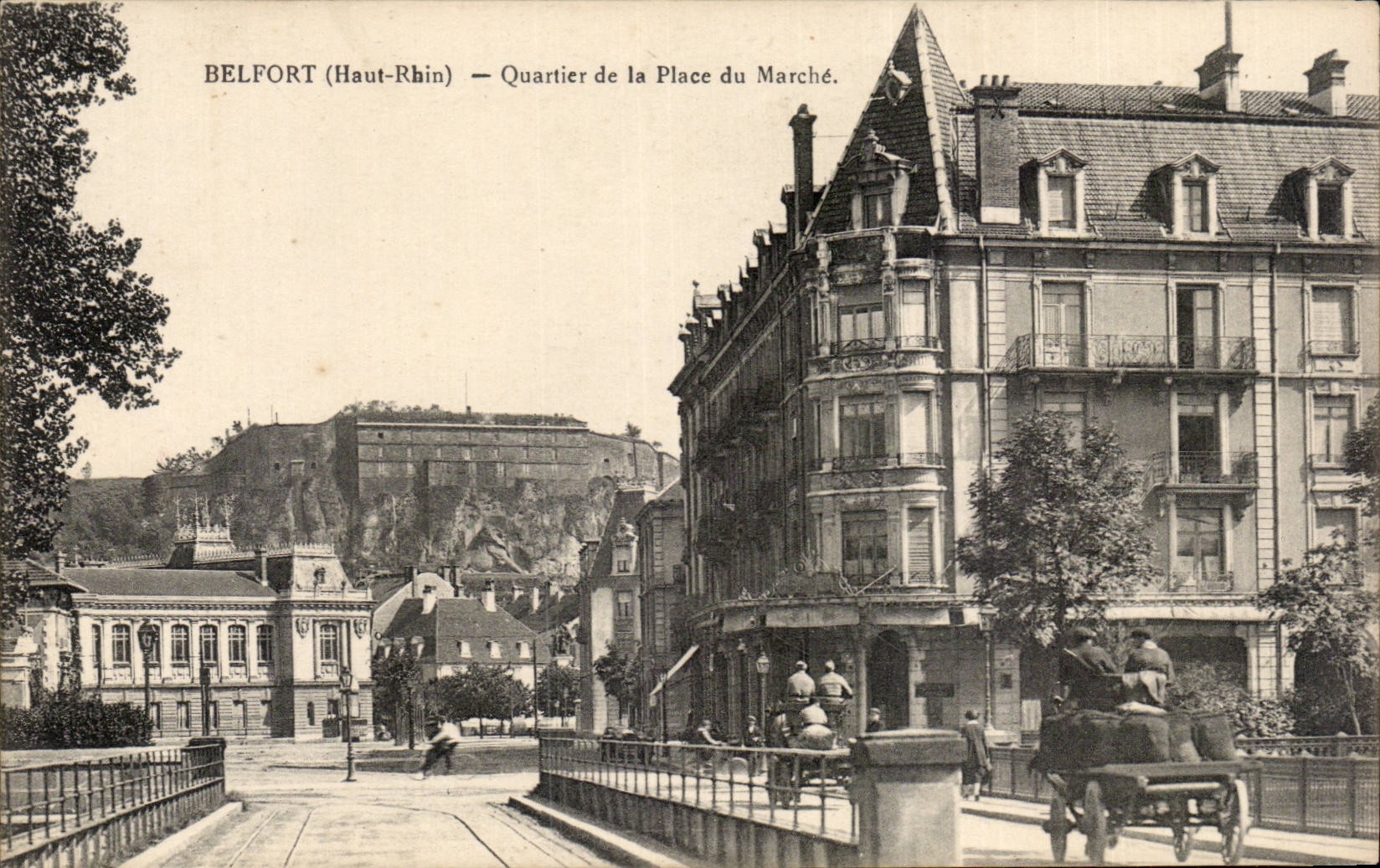 Belfort - Quartier de la Place du Marche CPA 