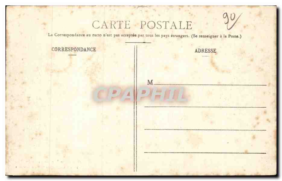 Belfort - Vue Generale prise du Lycee CPA  — Verso