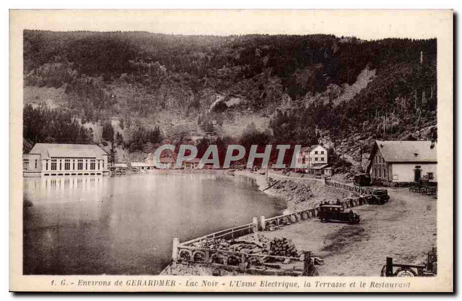 Gerardmer - Lac Noir - Usine Electrique - CPA 