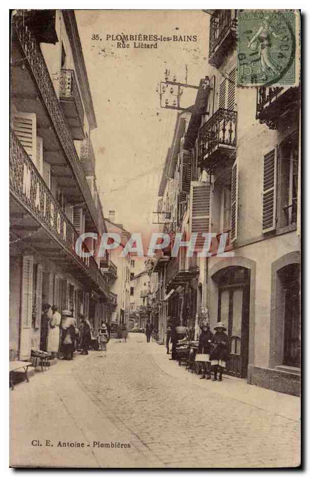 Plombières-les-Bains — Rue Liétard — Cl. E. Antoine