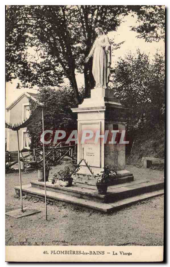 Plombieres les Bains - La Vierge - CPA 