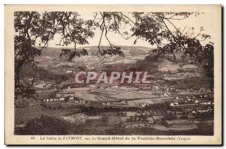 Vallee de Faymont - Vue du Grand Hotel - CPA 