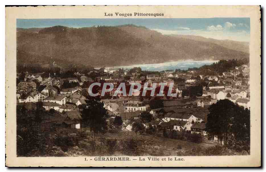 Gerardmer - La Ville et le Lac - CPA 