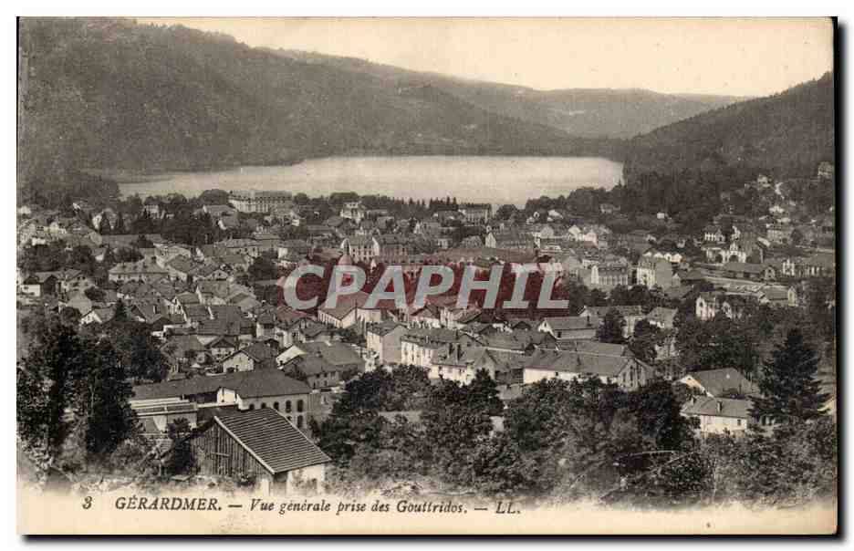 CPA Gerardmer Vue generale prise des Gouttridos
