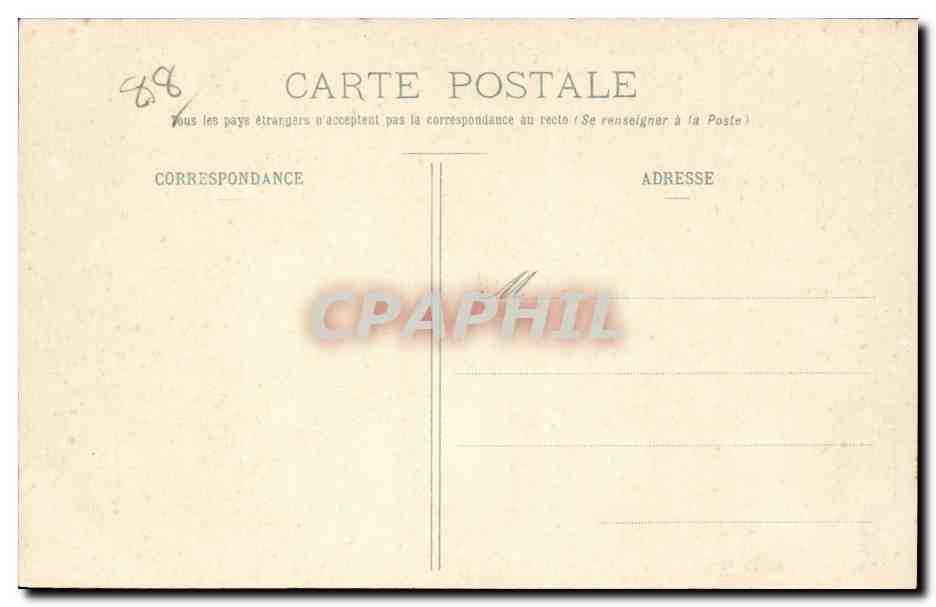 CPA Domremy L'eglise — Verso