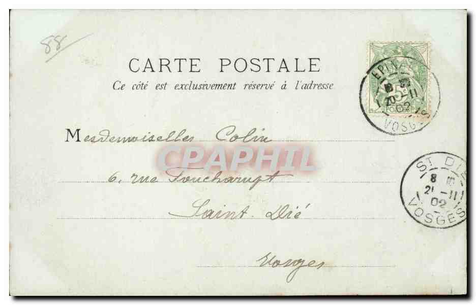 CPA Epinal Institution Saint Joseph Vue prise du champ de pin — Rückseite