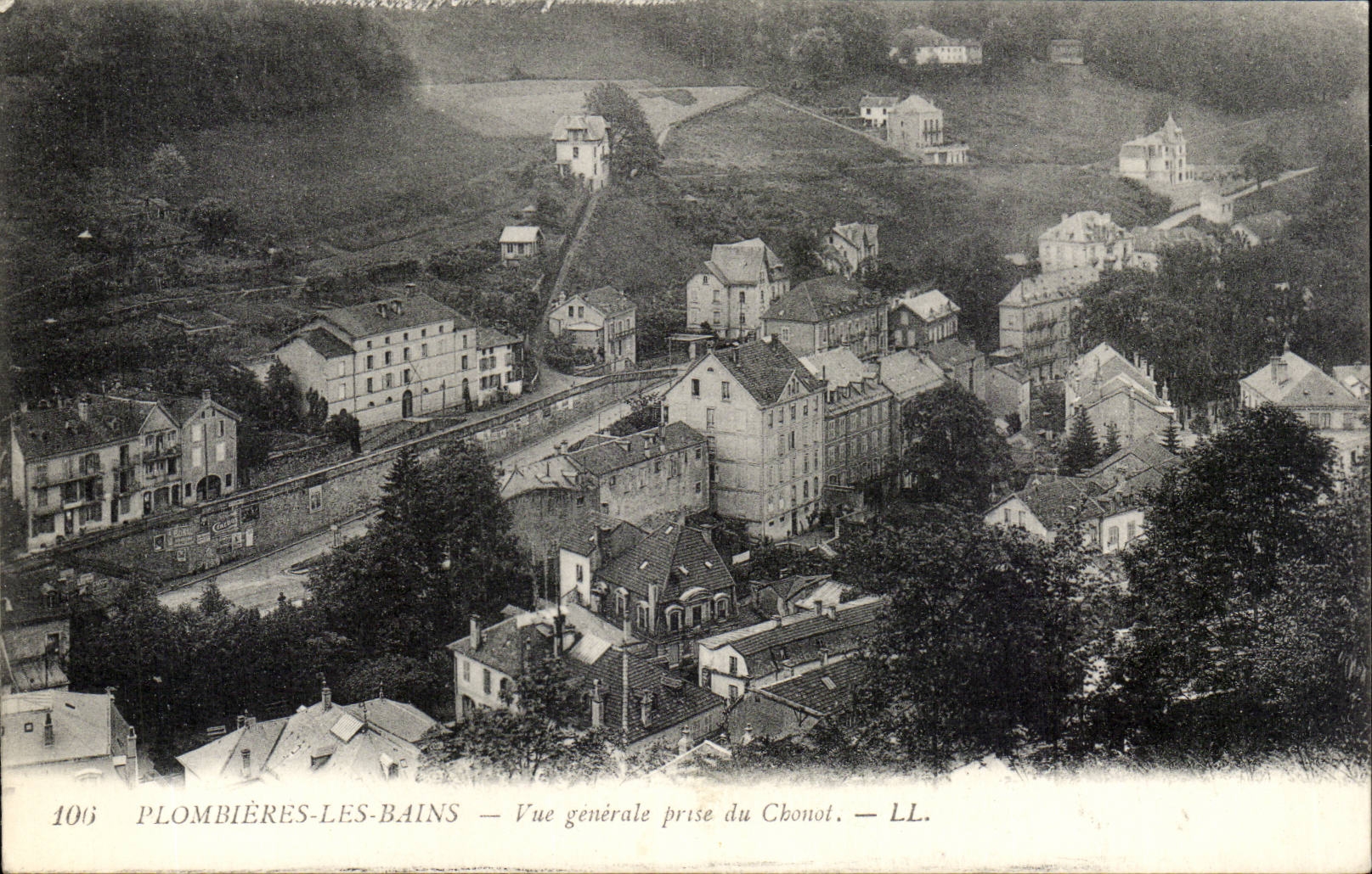 Plombieres - Vue Generale prise du Chonot - CPA 