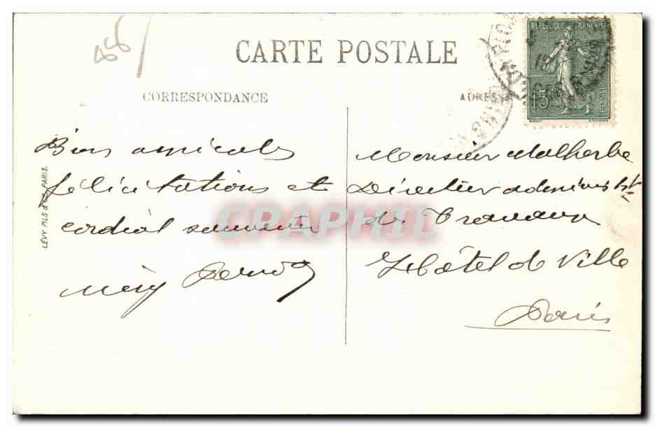 Plombieres - Vue Generale prise du Chonot - CPA  — Rückseite