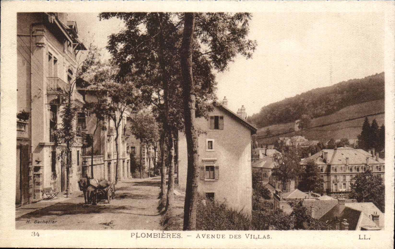 Plombieres - Avenue des Villas - CPA 
