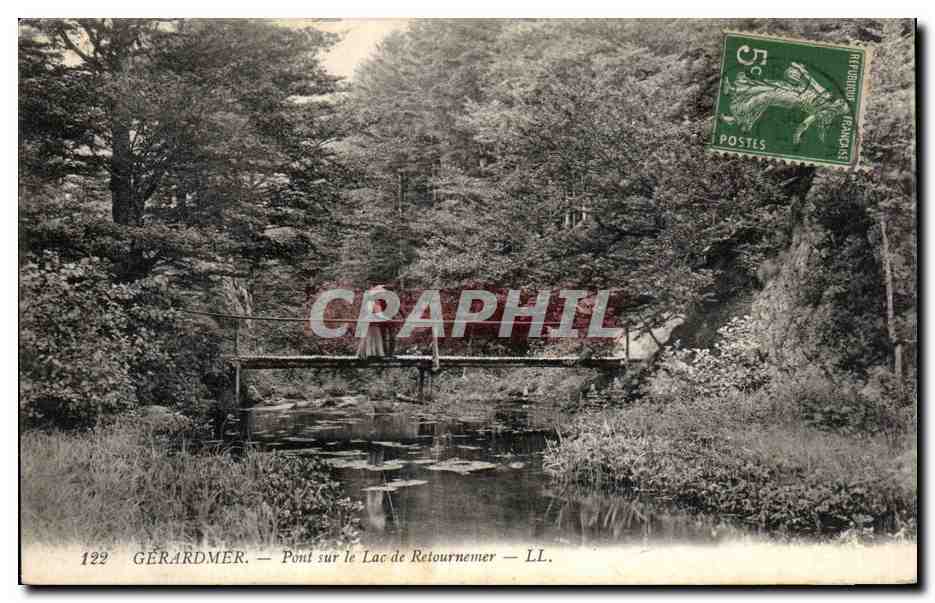 Gerardmer - Pont sur le Lac de Retournemer - CPA 