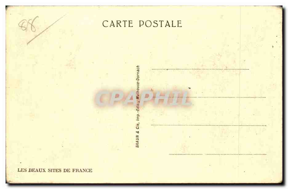 Cornimont - Vue Generale depuis le Calvaire - CPA  — Rückseite