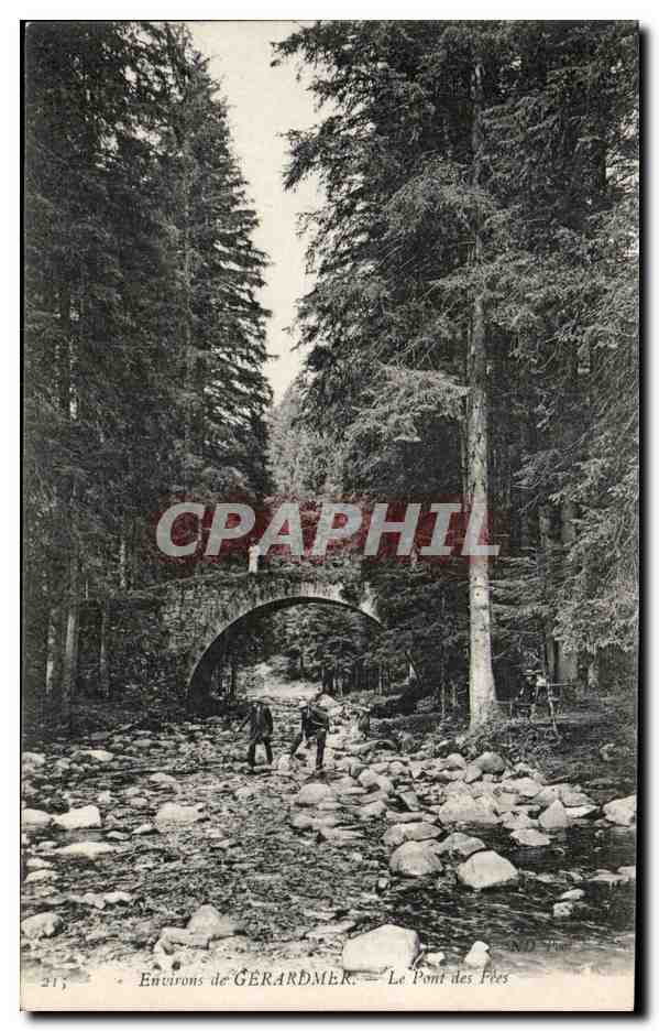 Gerardmer - Le Pont des Fees - CPA 