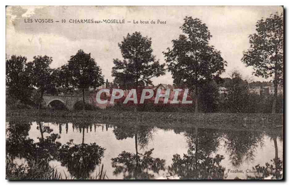 Charmes sur Moselle - Le bout du Pont - CPA 