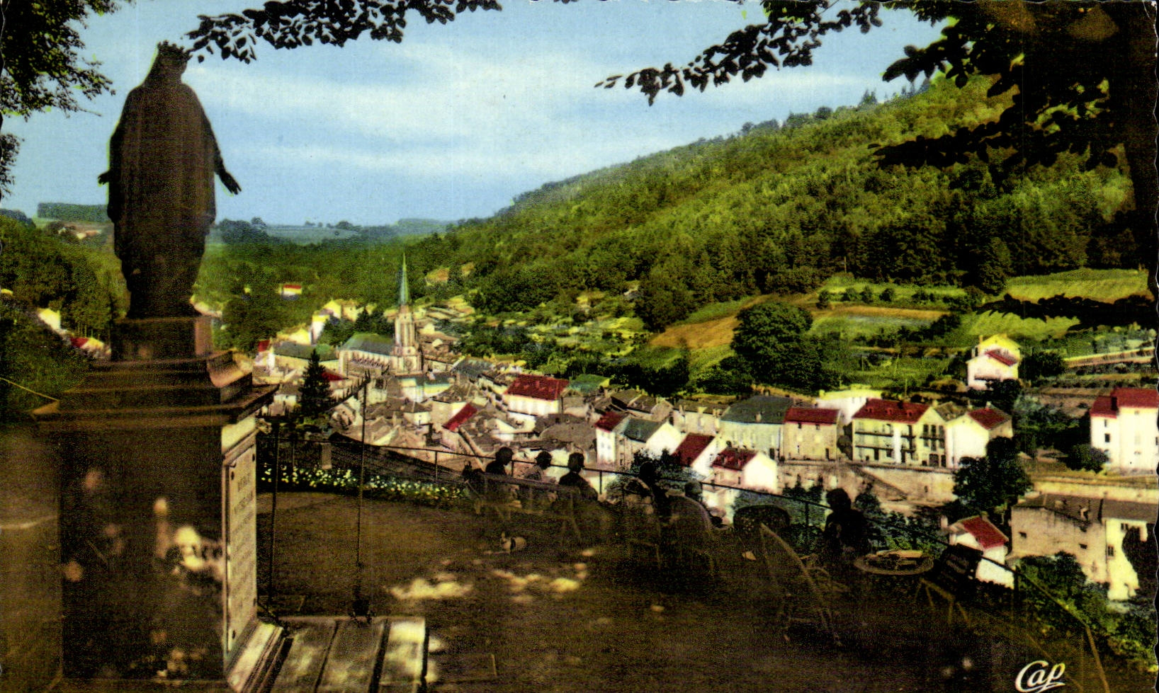 Plombières-les-Bains — Vue générale de la Terrasse de la Vierge — éditeur Cap