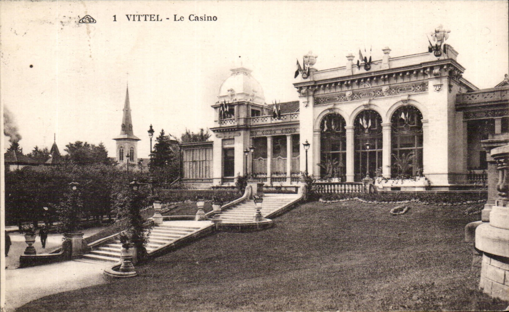 Vittel - Le Casino - CPA 
