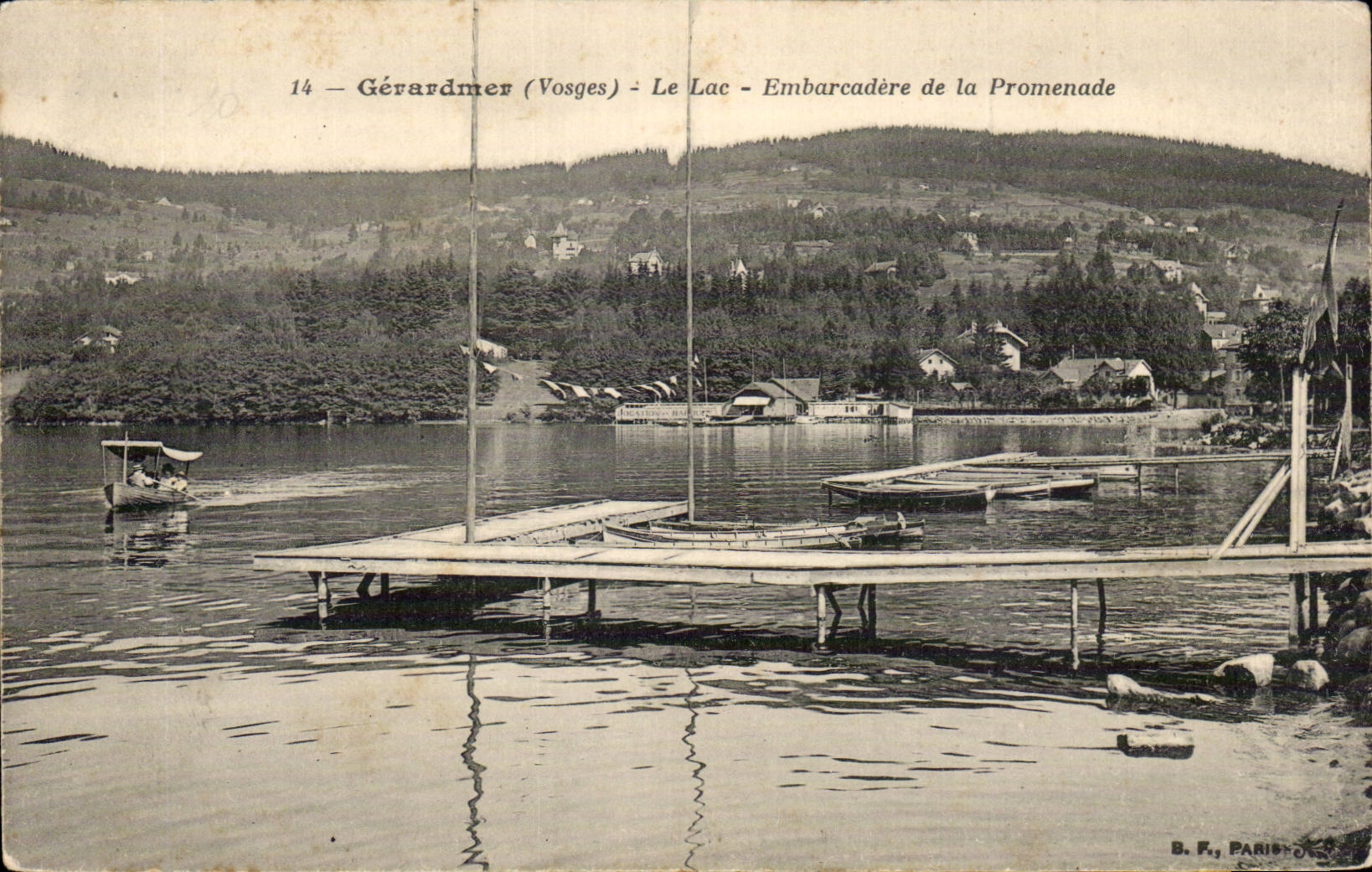 Gerardmer - Le Lac - Embarcadere de la Promenade - CPA 