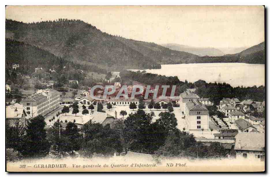 Gerardmer - Vue Generale du Quartier d'Infanterie - CPA 
