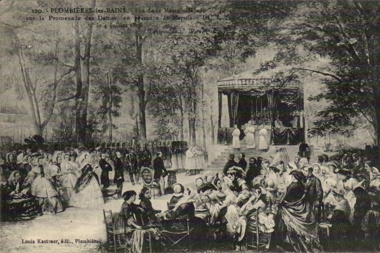 Plombieres les Bains - Promenade des Dames - CPA 