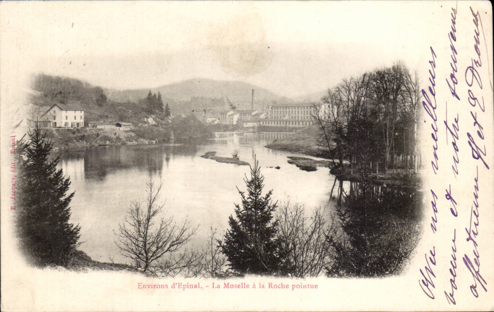 Epinal - Environs - La Moselle a la Roche pointue - CPA 