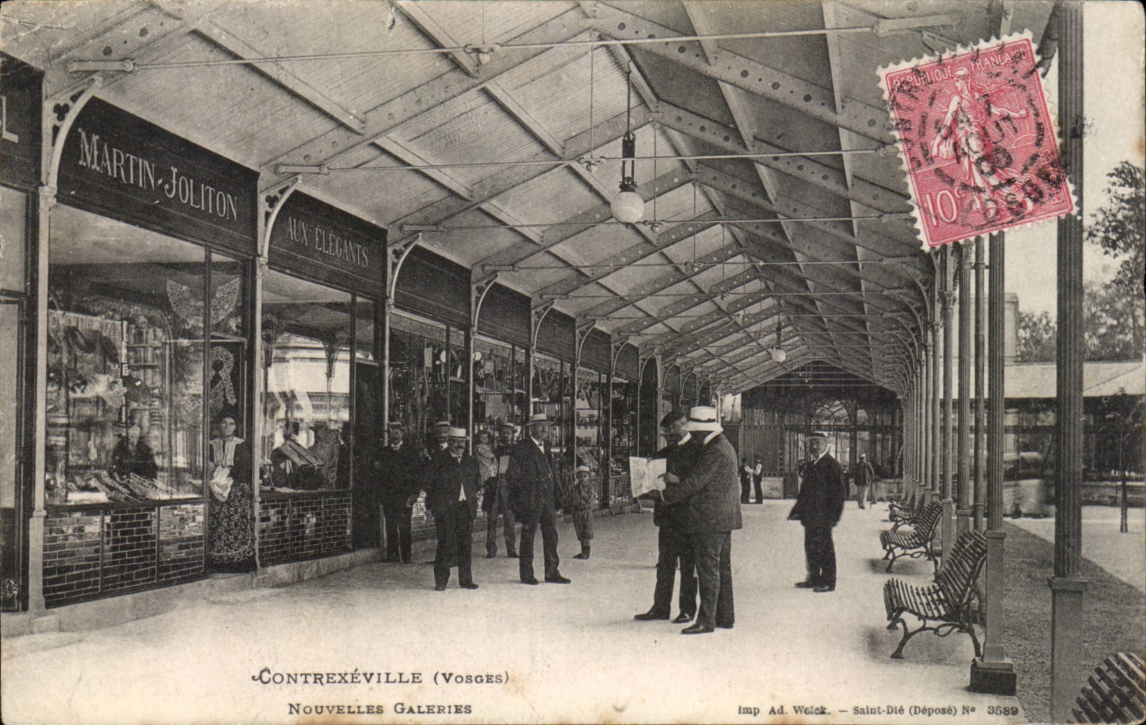 Contrexeville - Galeries - CPA 