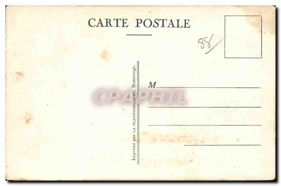 Vittel - Le Chalet du Tennis - CPA  — Rückseite