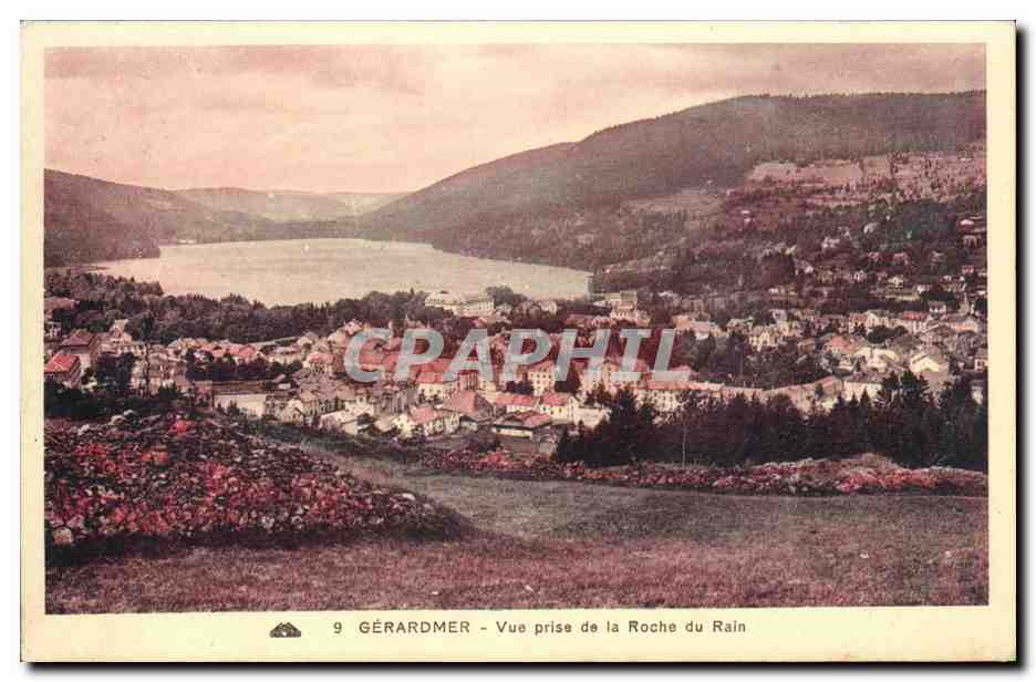 Gerardmer - Vue prise de la Roche - CPA 