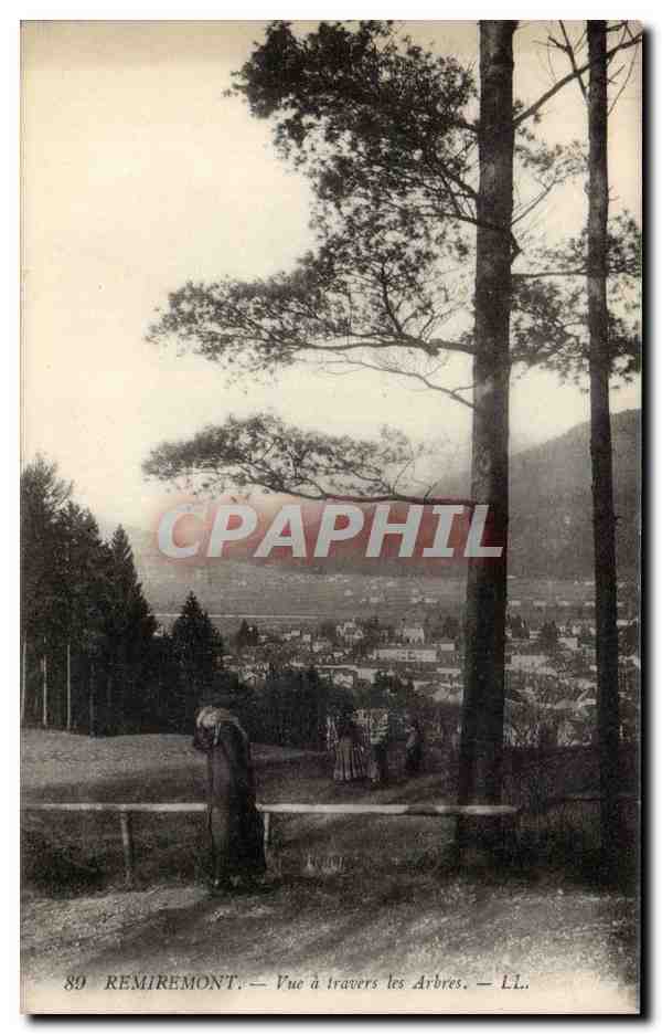 Remiremont - Vue a travers les Arbres - CPA 