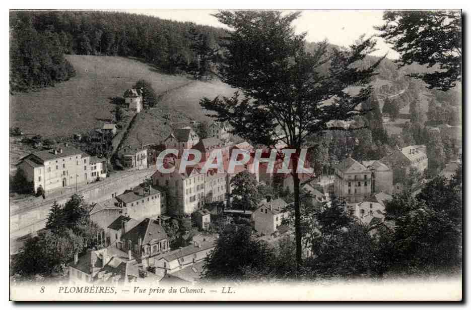 Plombieres - Vue prise du Chonot - CPA 