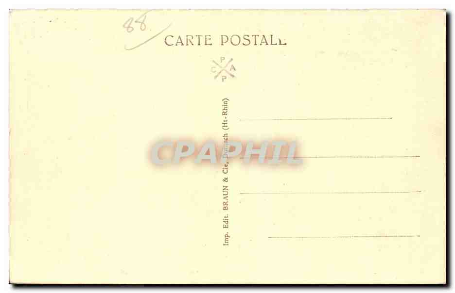 Plombieres les Bains - Les Arcades - Entree des Buvettes - CPA  — Verso
