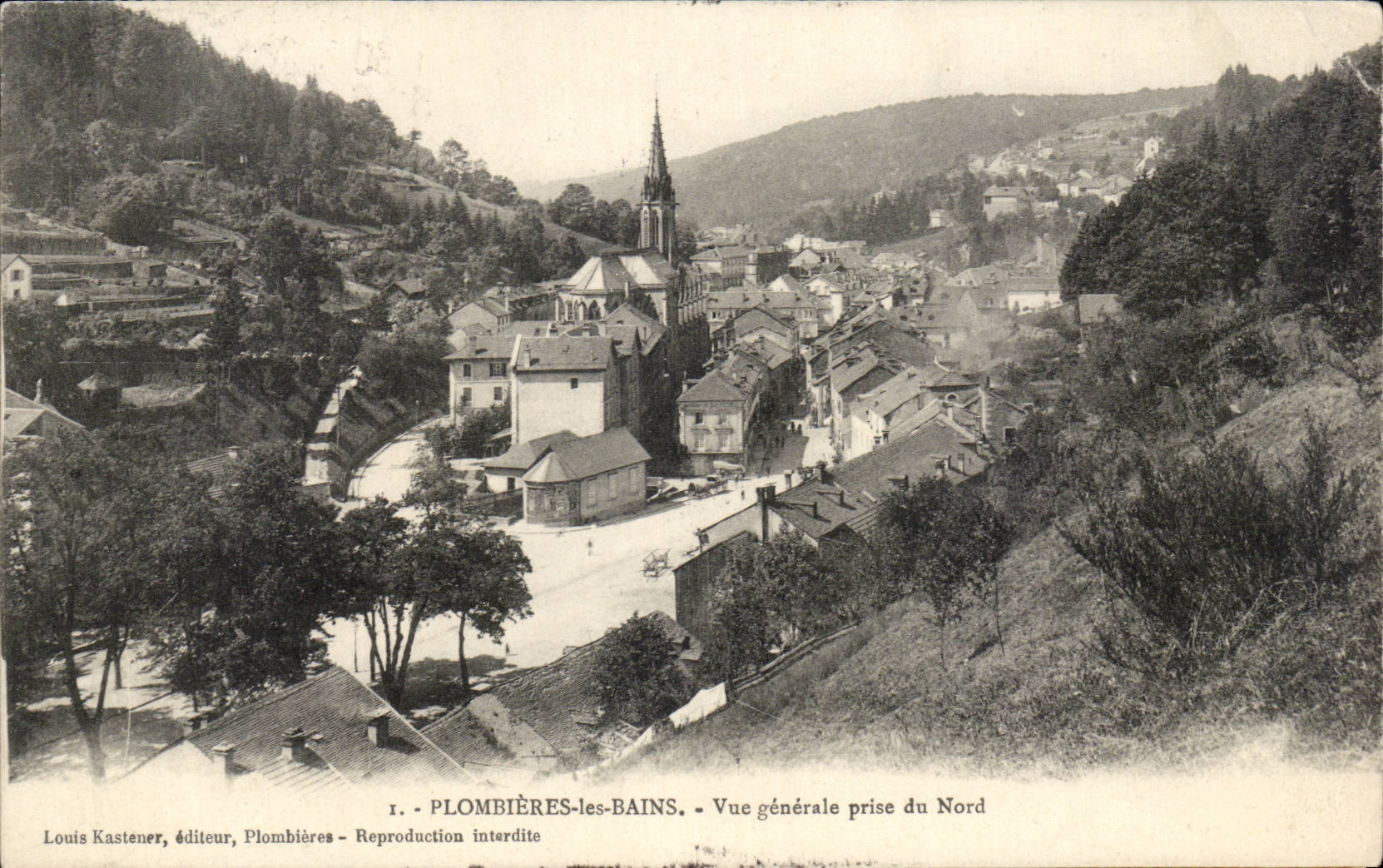 Plombieres les Bains - Bue generale prise du Nord - CPA 