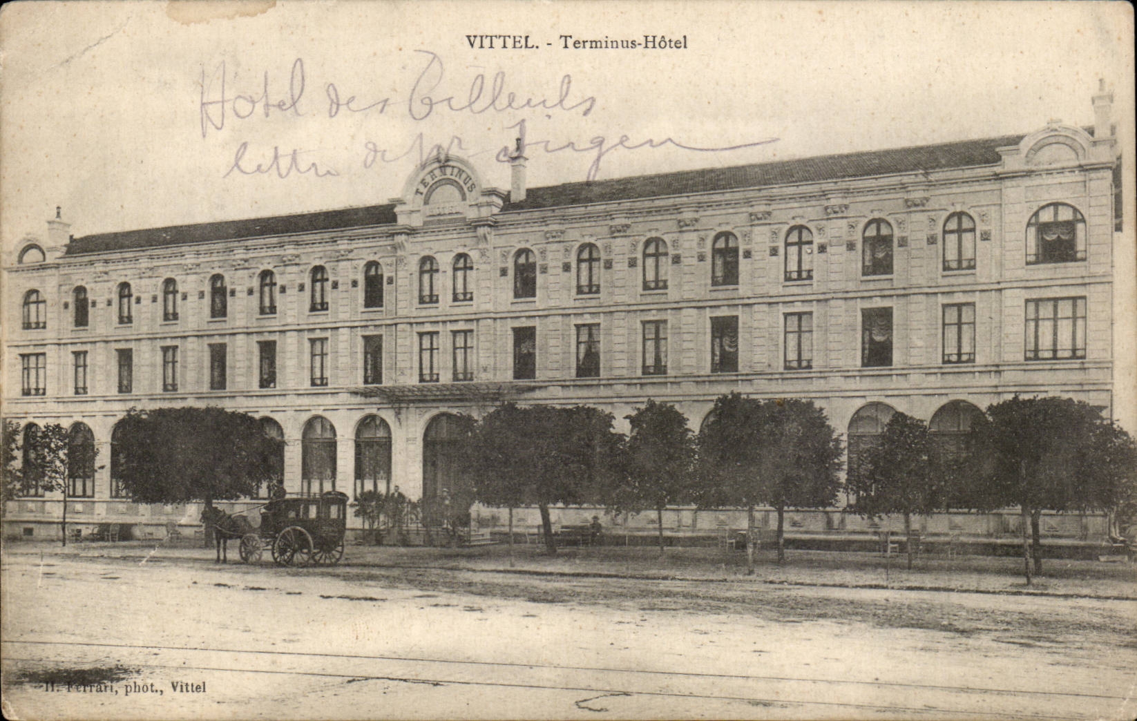 Vittel - Terminus Hotel - CPA 