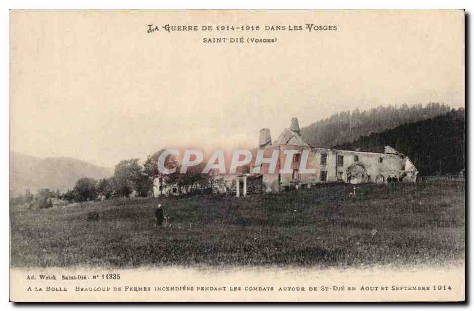 Saint Die - La Guerre 1914 15 - CPA 