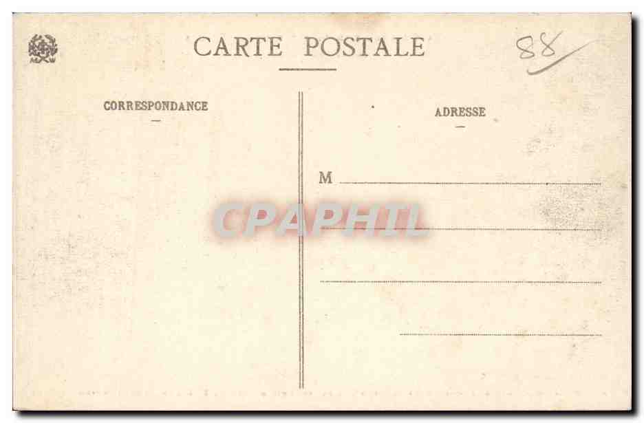 Saint Die - La Guerre 1914 15 - CPA  — Rückseite