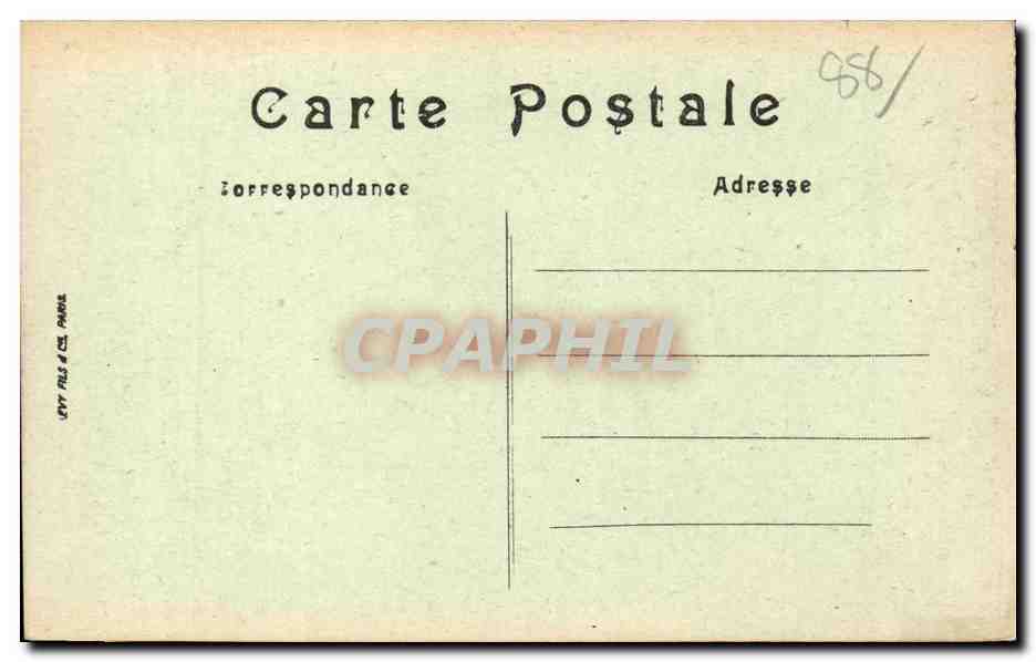 Neufchateau - L'Eglise Saint Nicolas - CPA  — Rückseite