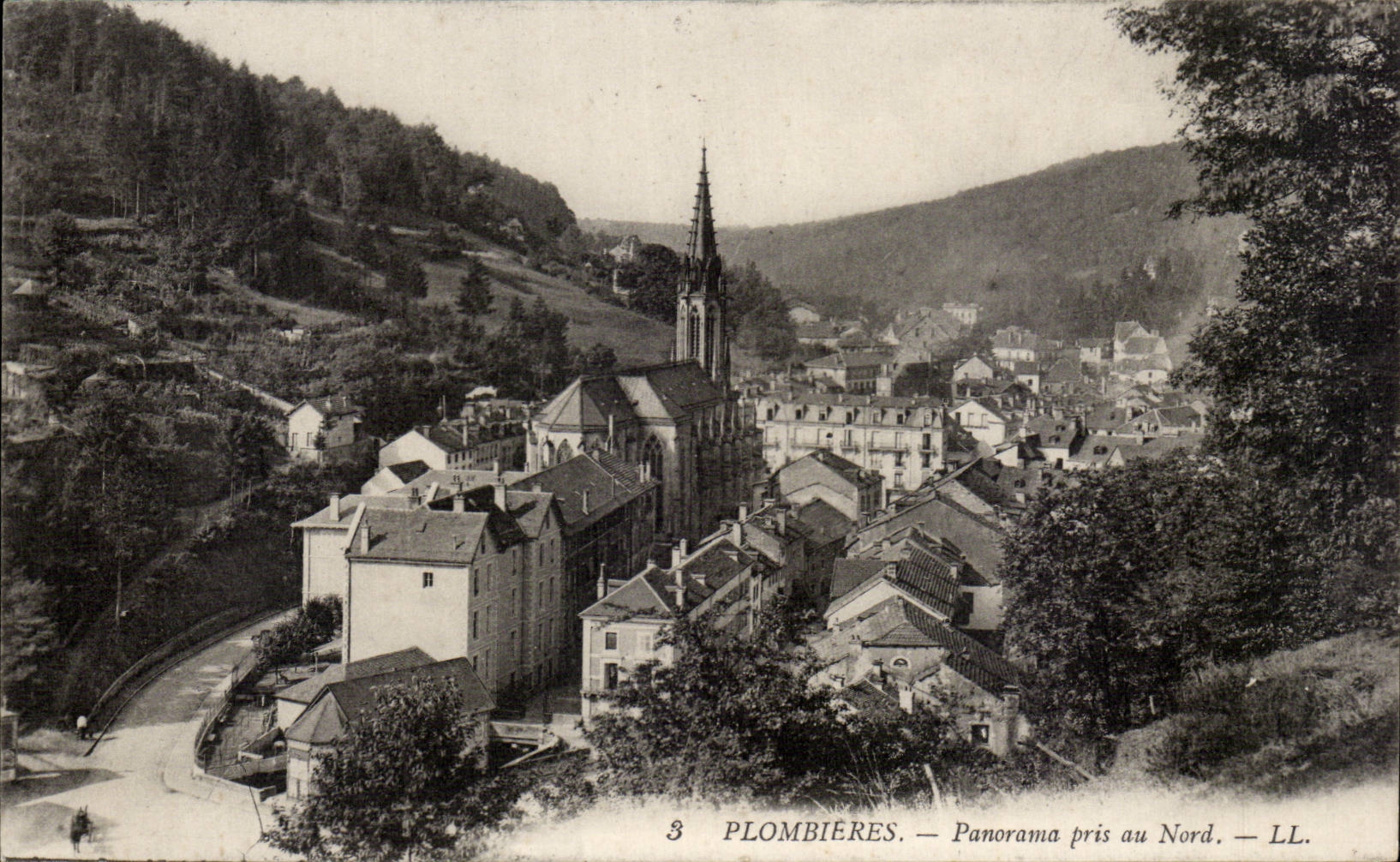 Plombières — Panorama pris au Nord — LL.