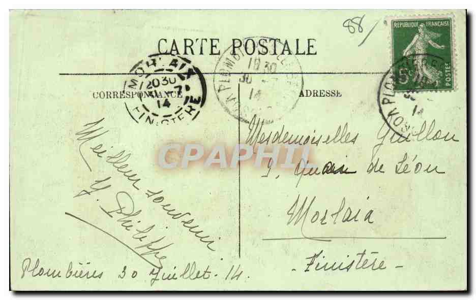 Plombières — Panorama pris au Nord — LL. — Reverso