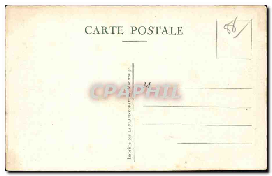 Vittel - Le Hall du Casino - CPA  — Rückseite