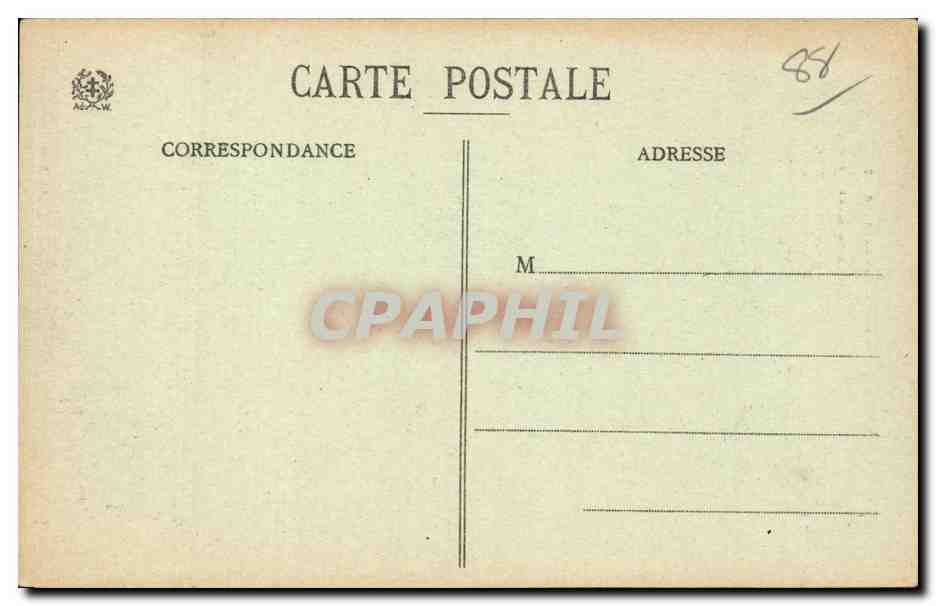 Vosges - Eglise Saint Michel - Guerre 1914 1915 1916 1917 - CPA  — Verso
