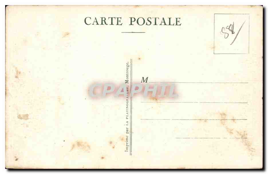 Vittel - Hall du Grand Hotel CPA  — Verso