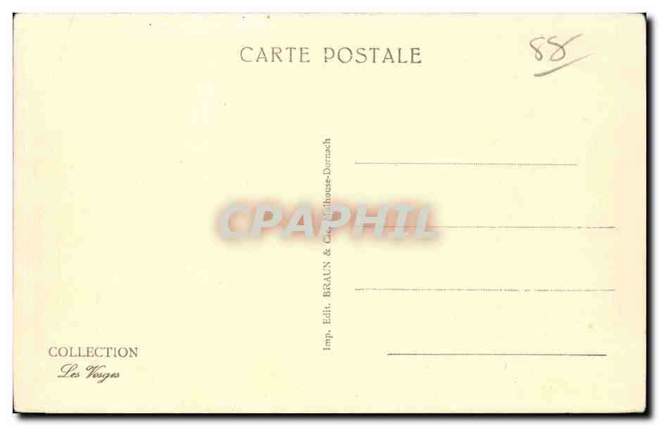 Vittel - Avenue Ambroise Bouloumie - CPA  — Rückseite