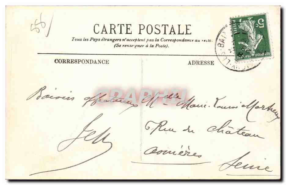Martigny-les-Bains — Pont sur l'Étang et le Kiosque — Édition Legras, n°24 — Reverso
