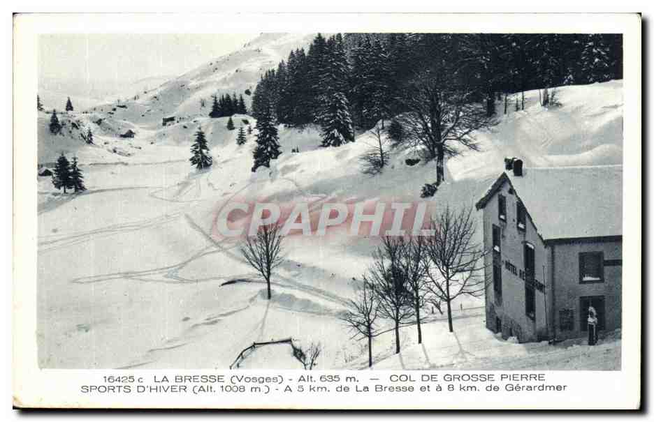 La Bresse - Col de Grosse Pierre - Sports d'Hiver - CPA 