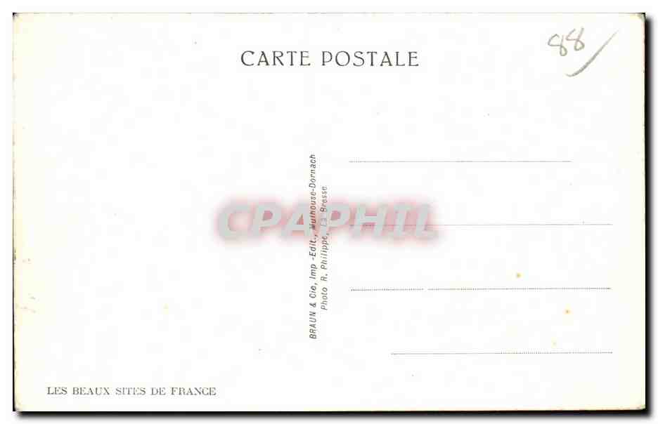 La Bresse - Col de Grosse Pierre - Sports d'Hiver - CPA  — Rückseite