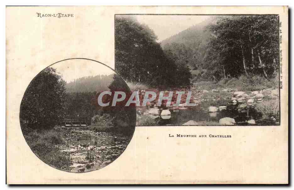 Raon l'Etape - La Meurthe aux Chatelles - CPA 
