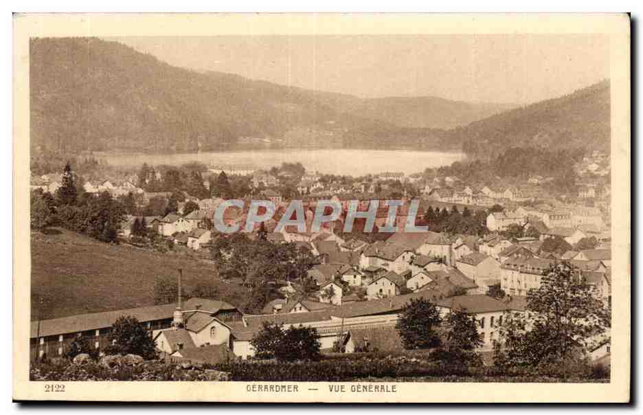 Gerardmer - Vue Generale - CPA 