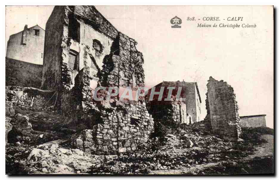 Corse - Haute Corse - Corsica - Calvi - Maison de Christophe Colomb - CPA 