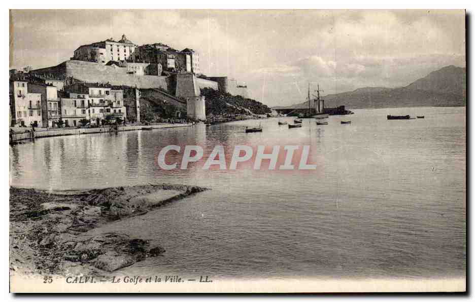 Corse - Haute Corse - Corsica - Calvi - Le Golfe et la Ville - CPA 